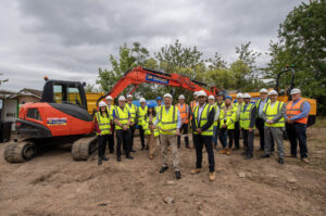Ground-breaking marks start of Scope Construction’s second major project for Leicester City Council photo