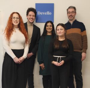 Devello celebrates a year in business photo